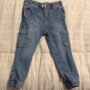 Cat & Jack Light Blue Denim Cargo Joggers